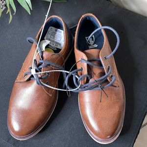 Boys Brown & Navy Blue Oxfords
